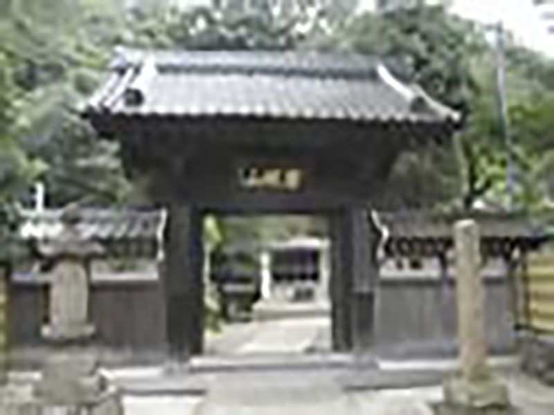心岩寺　木造山門
