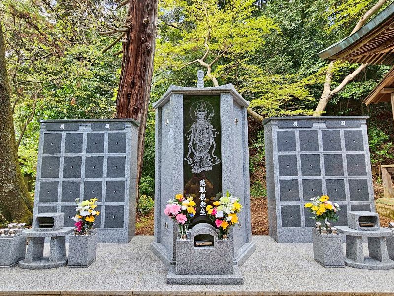 長岳寺 のうこつぼ