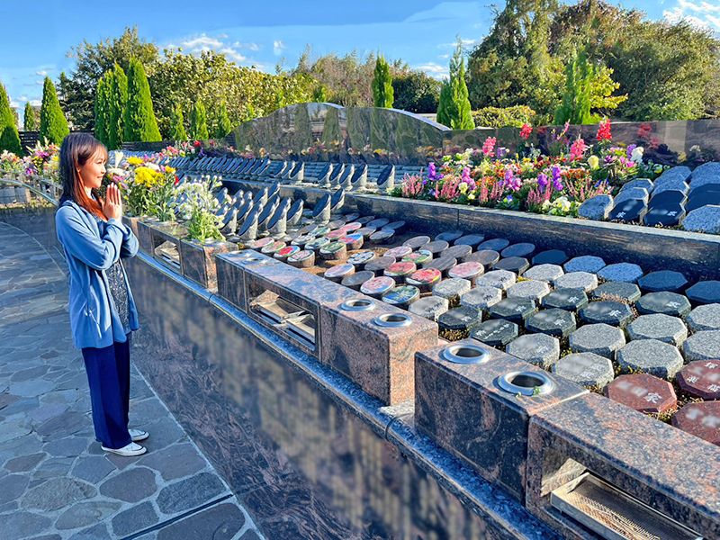 個別ガーデニング式永代供養墓「虹の区」ガーデンエリア