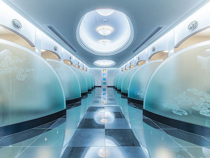 3F参拝室　すっきりとした心地よい空間です