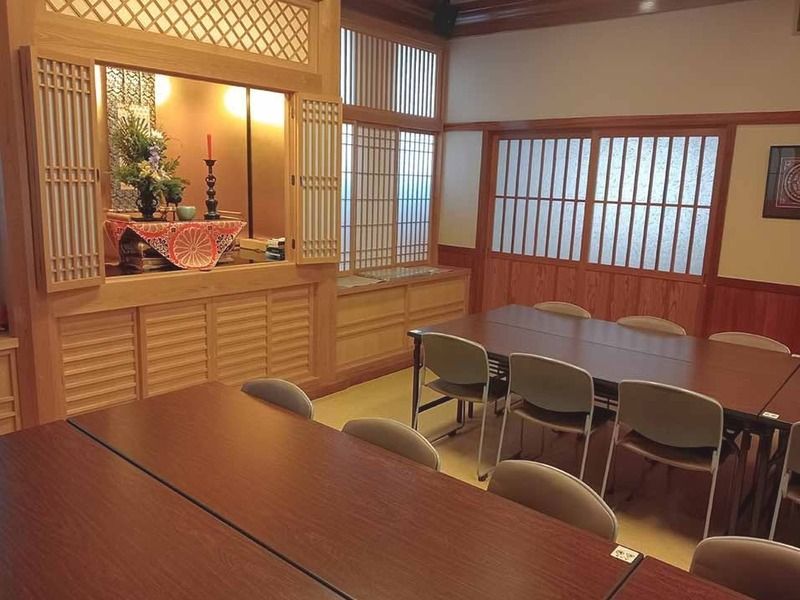 客殿・葬儀・法要時のお食事や休憩にご利用いただけます