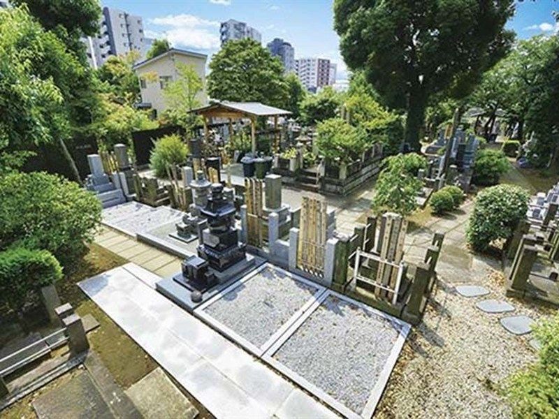 きれいに整備された新区画
