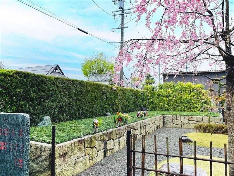 樹木葬墓苑入口からの風景