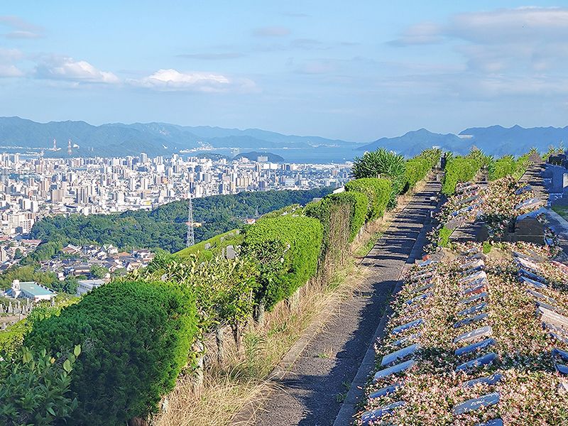 海が見える樹木葬