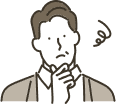 お墓の管理に悩む中年男性