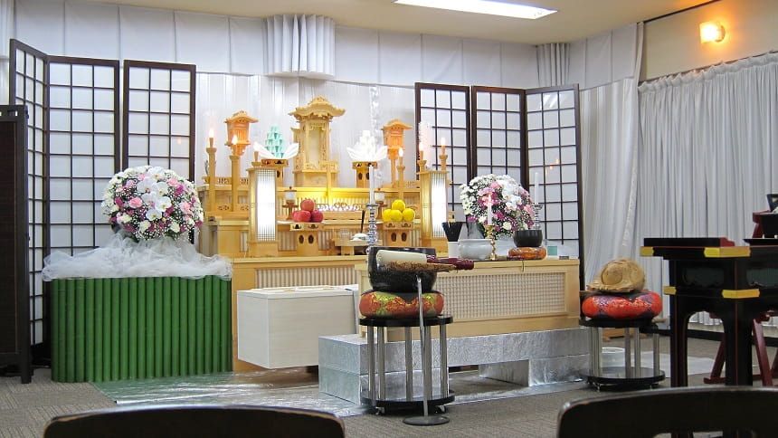 家族葬の会場