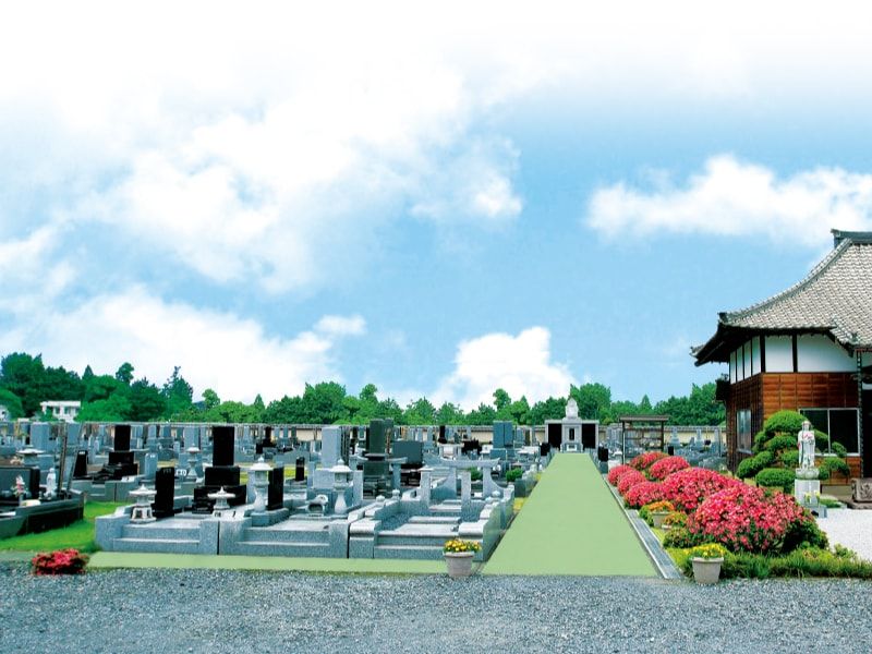 坂戸さつき菩提苑　手入れが行き届き清潔な墓域