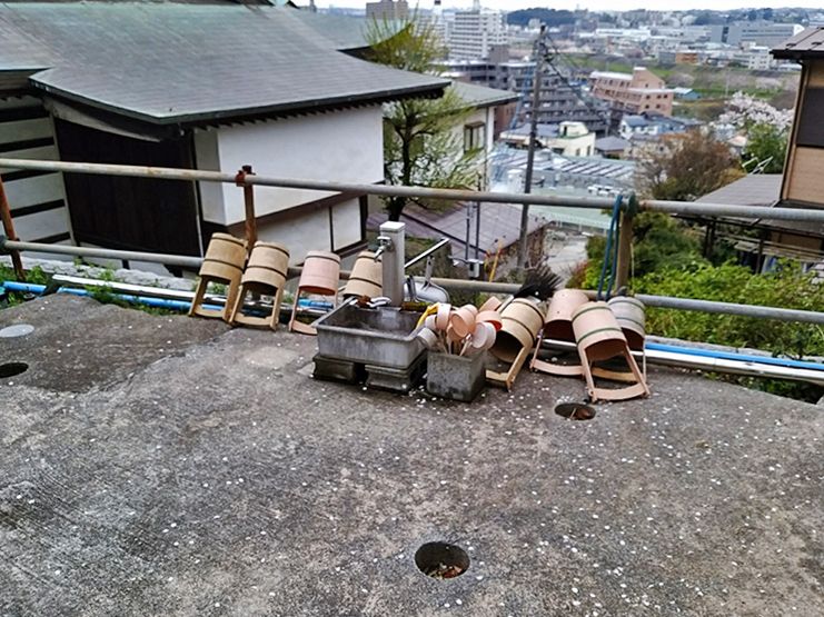 霊園やすらぎの丘　水汲み場