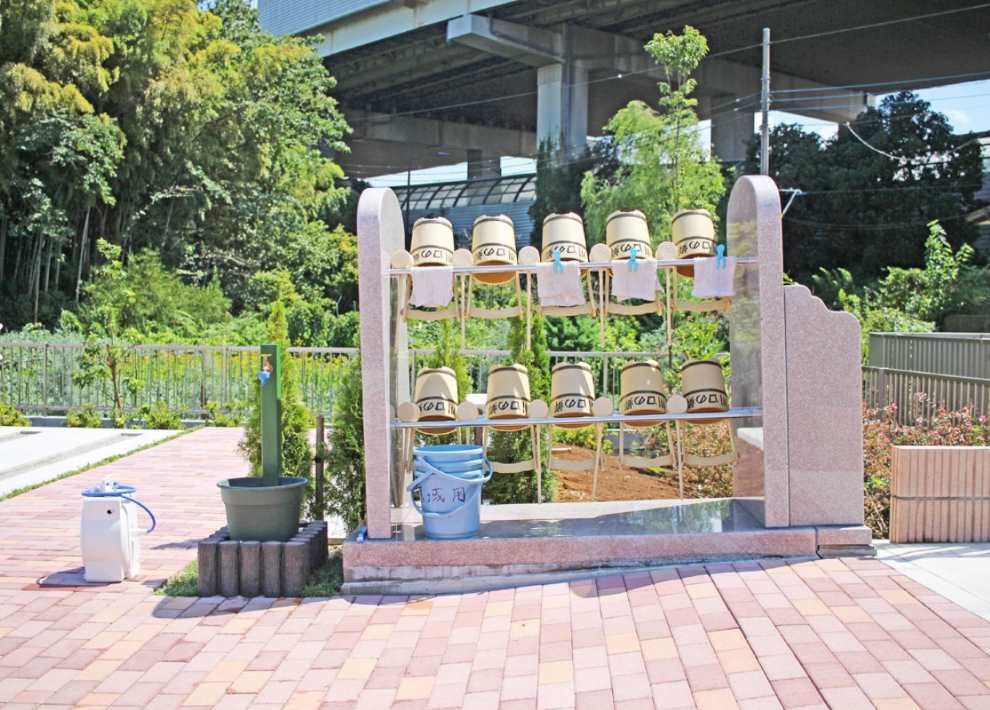 メモリアルプレイス川口の郷　水場・手桶置き場