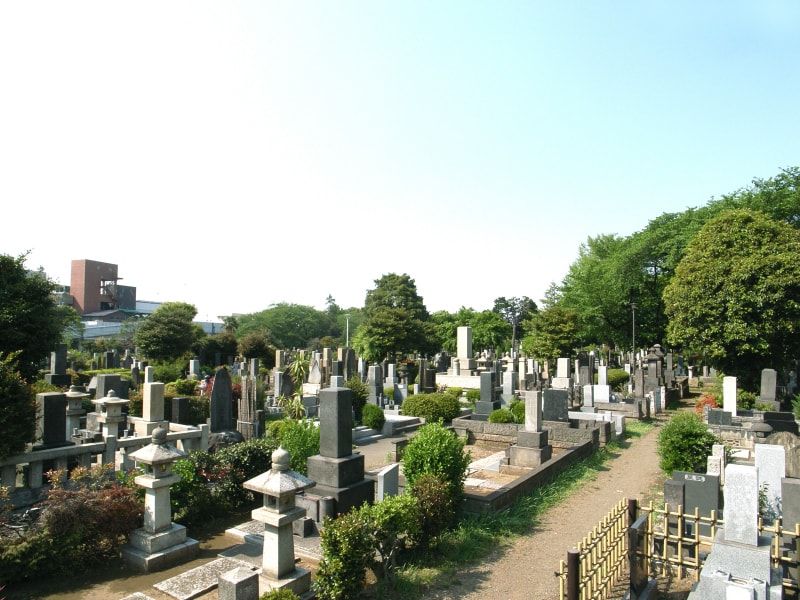 都立 染井霊園 日当たりのよい墓域