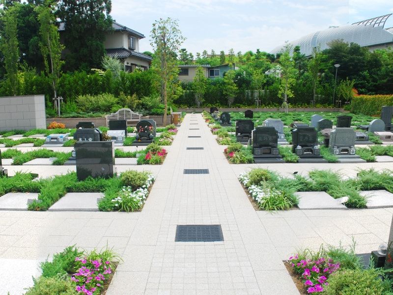 川口メモリアル和楽邸の霊園風景