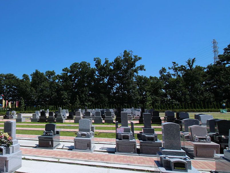 南川越霊園 一般墓 三方ゆとり