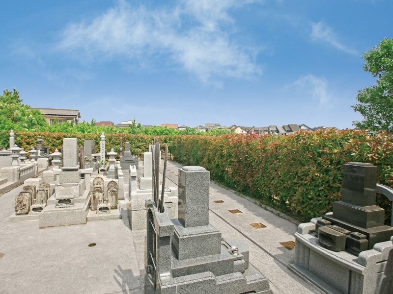 新福寺墓苑の風景