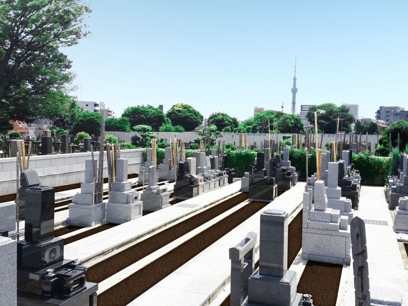 寛永寺谷中霊園の墓所