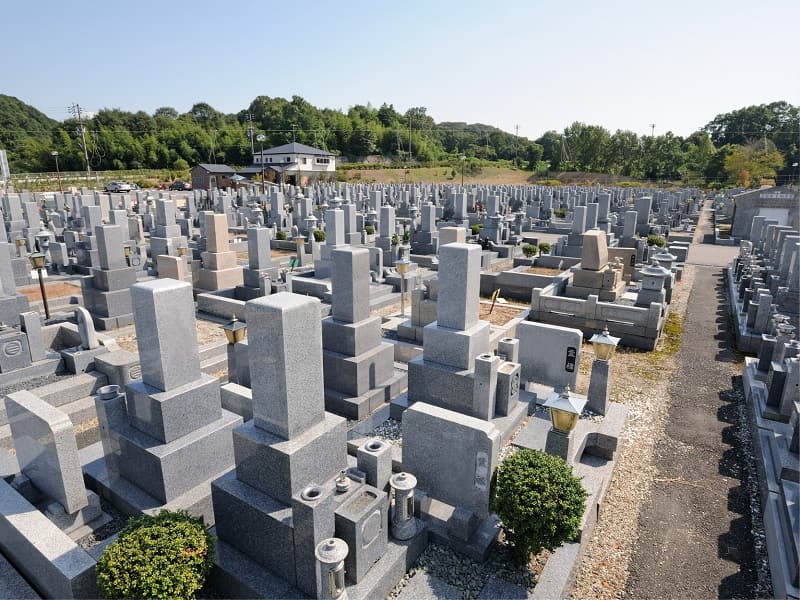 京阪奈墓地のお墓区域雰囲気