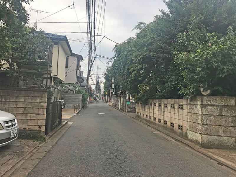 府中ふれあいパークまでの道