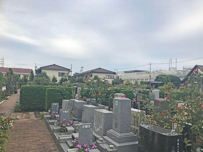 府中ふれあいパークの墓石