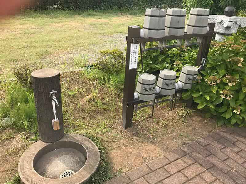 南大沢バードヒルズの水汲み場