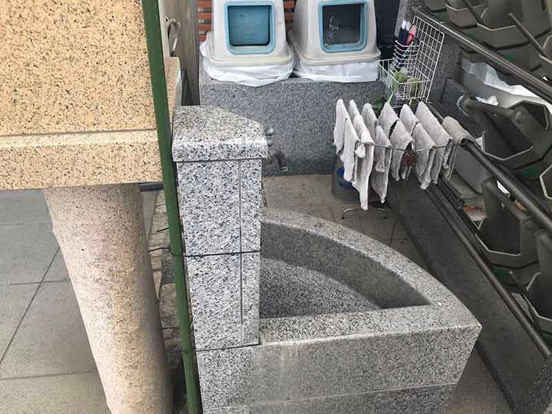 メモリアルガーデン三鷹水汲み場