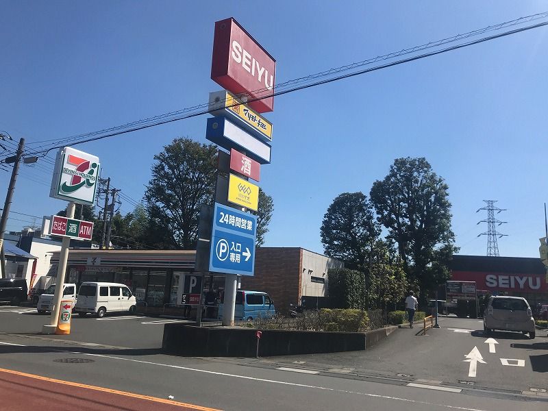 メモリアルパーク川口山王付近の県道161号線