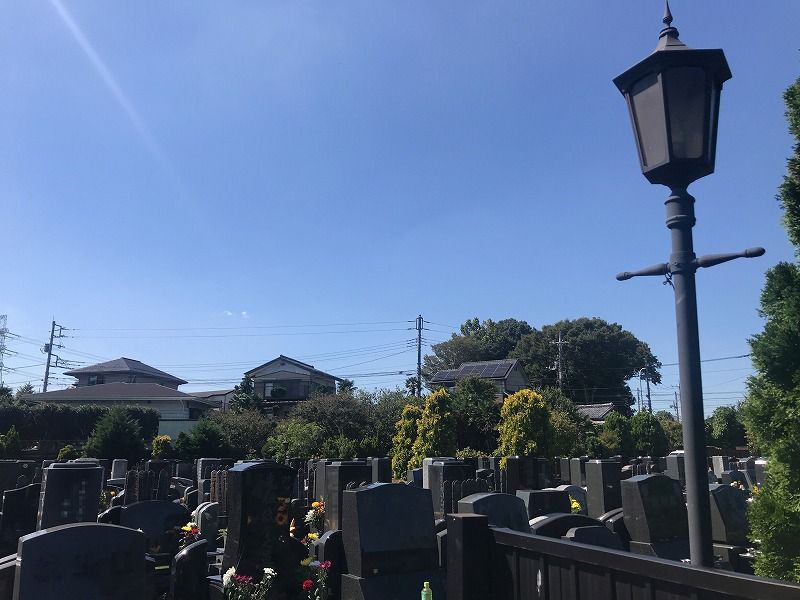 メモリアルパーク川口山王 墓地の全景