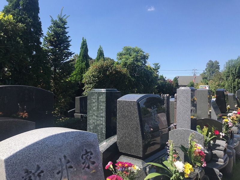 メモリアルパーク川口山王 一般墓所の建立例