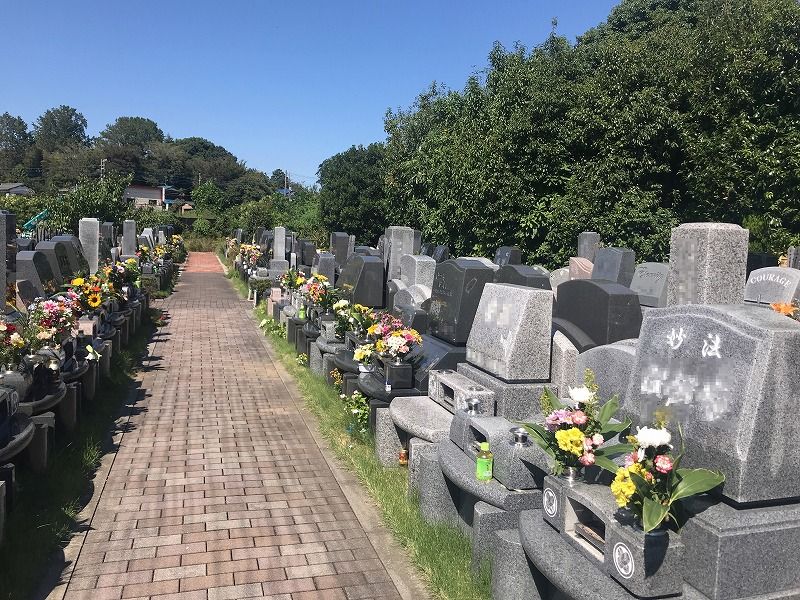 メモリアルパーク川口山王 一般墓所の風景