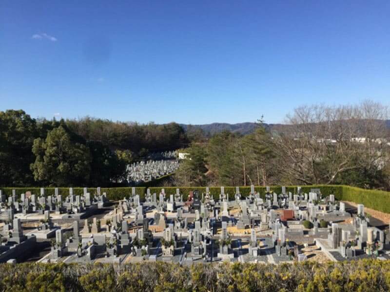 名張市営 東山墓園墓域の雰囲気
