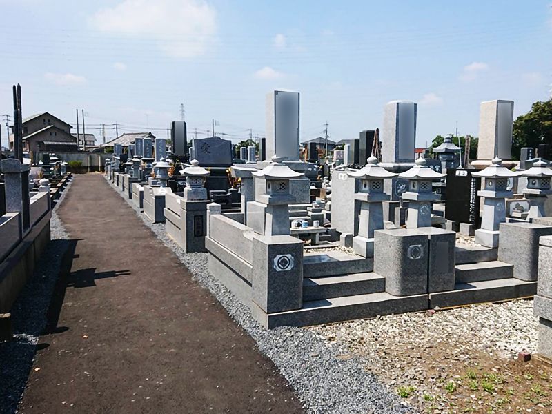 下野市柴南霊園墓地