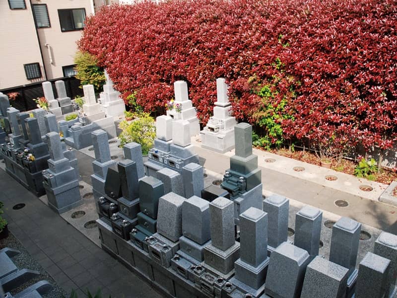 長巌寺墓苑墓域の雰囲気