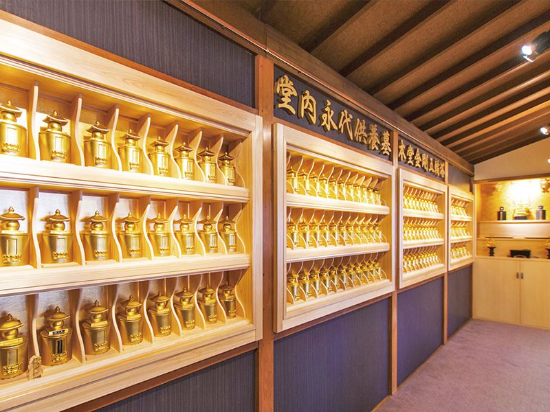 屋内の納骨壇