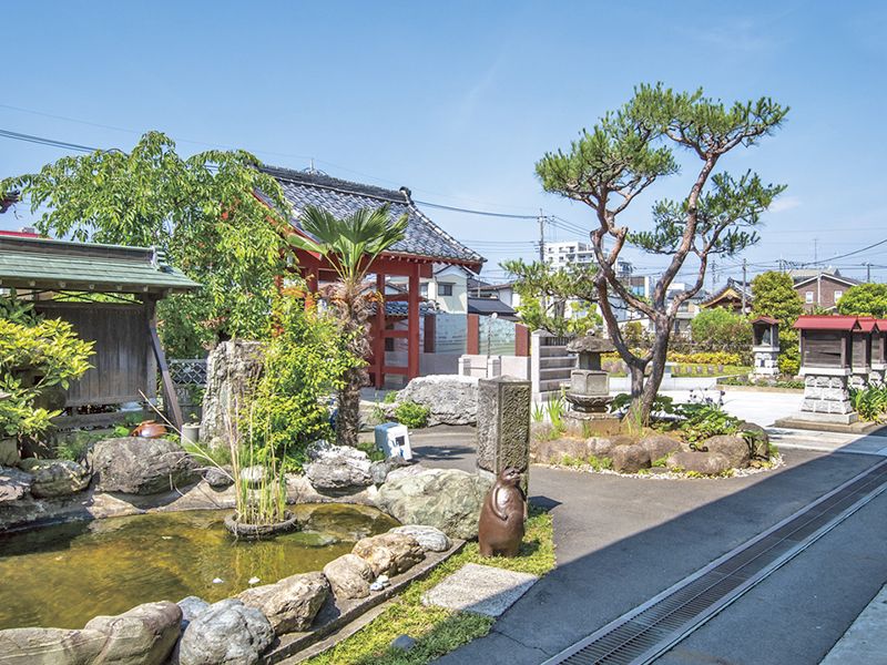 庭園と参道