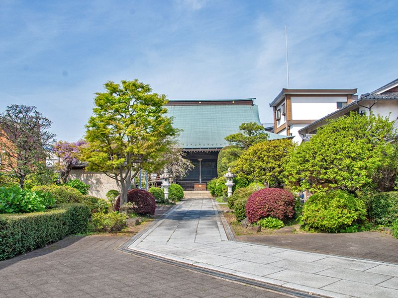 庭園の参道
