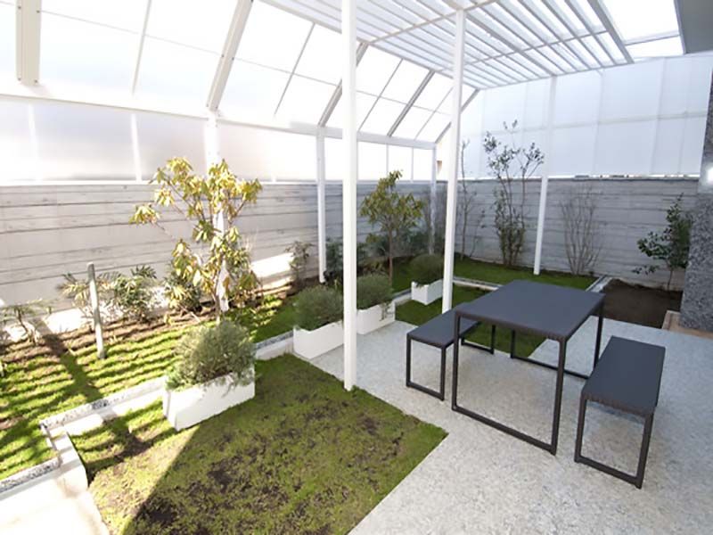 川口元郷聖地　休憩スペース