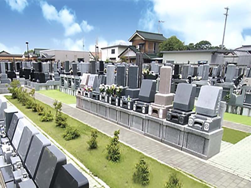 せんげん台西霊園　区画整理された墓域