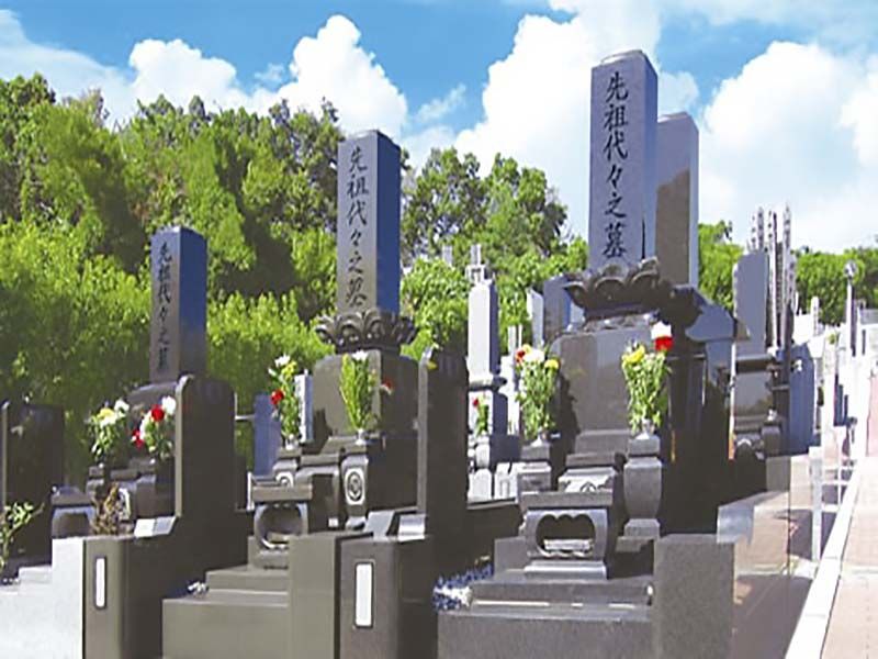 春日部メモリアルヒルズ　一般墓の建墓例