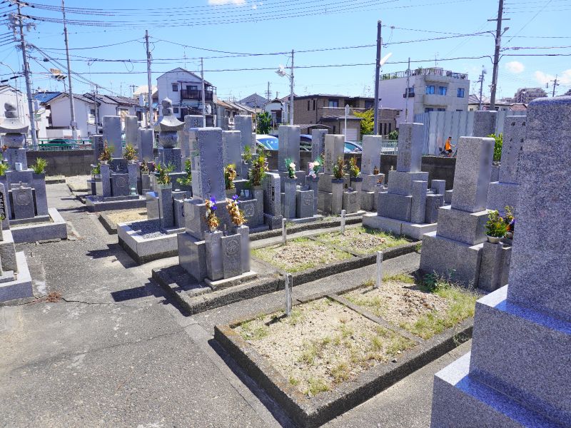 堺市北区 大豆塚墓地