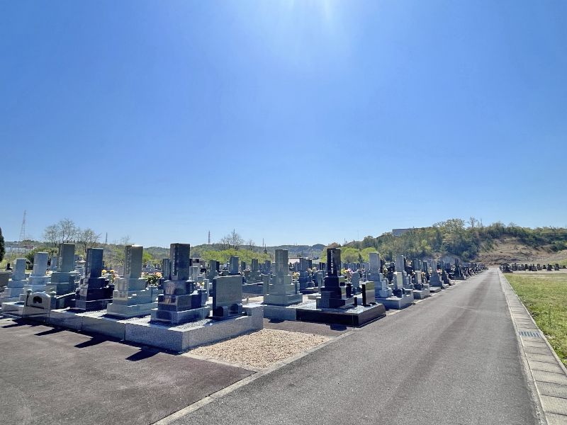 日当たり抜群の達磨霊園