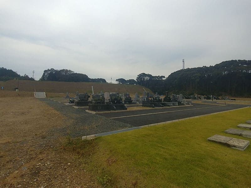 袋井市夢の丘墓園の全体雰囲気