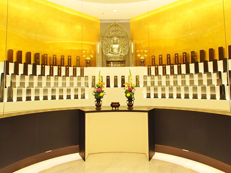 万松寺納骨堂「逢恩閣」「白龍館 彩蓮」「水晶殿」「天聚閣」