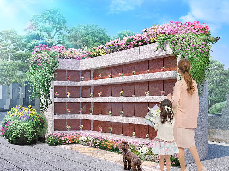 四季の花香る納骨堂型樹木葬（永代供養付き、ペット可）