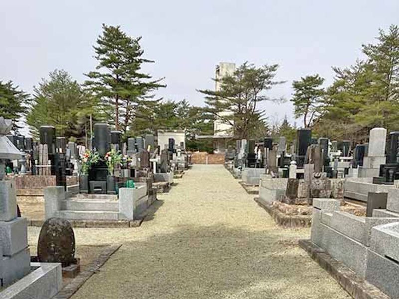 一般墓が建立される園内風景