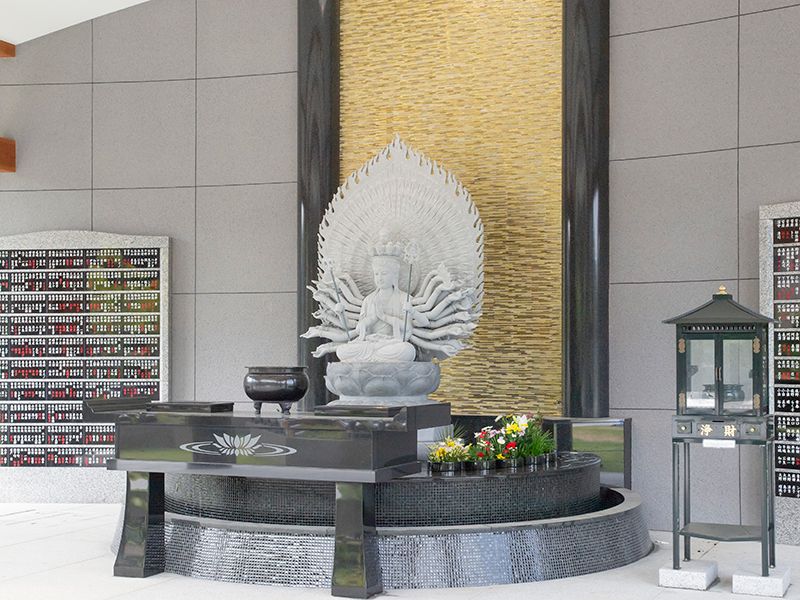 なごみ霊廟シンボル（千手観音）