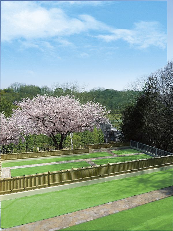 パークフォレスト鉢ヶ峯　園内はバリアフリー設計