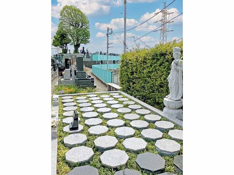 個別に区画が設けられています